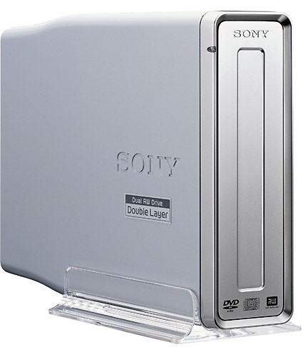 Sony DRU-700A zapisuje na 8.5-GB płytach DVD