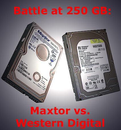 Pełen wypas: 250-GB dyski twarde Maxtora i Western Digital